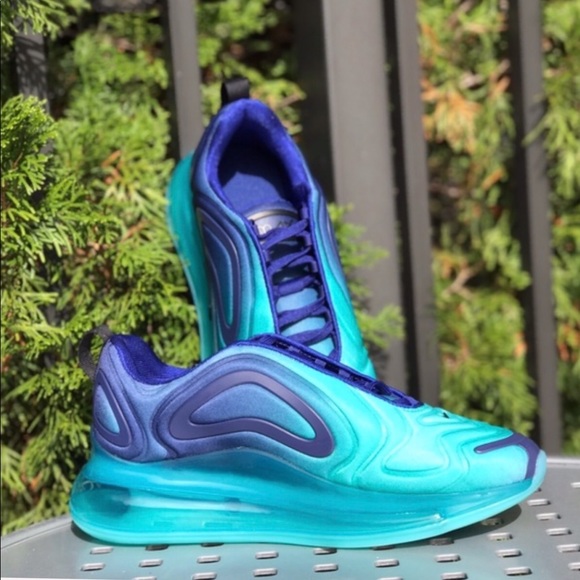 SALE NWT NIKE Air Max 720 Blue Jade - Picture 2 of 8